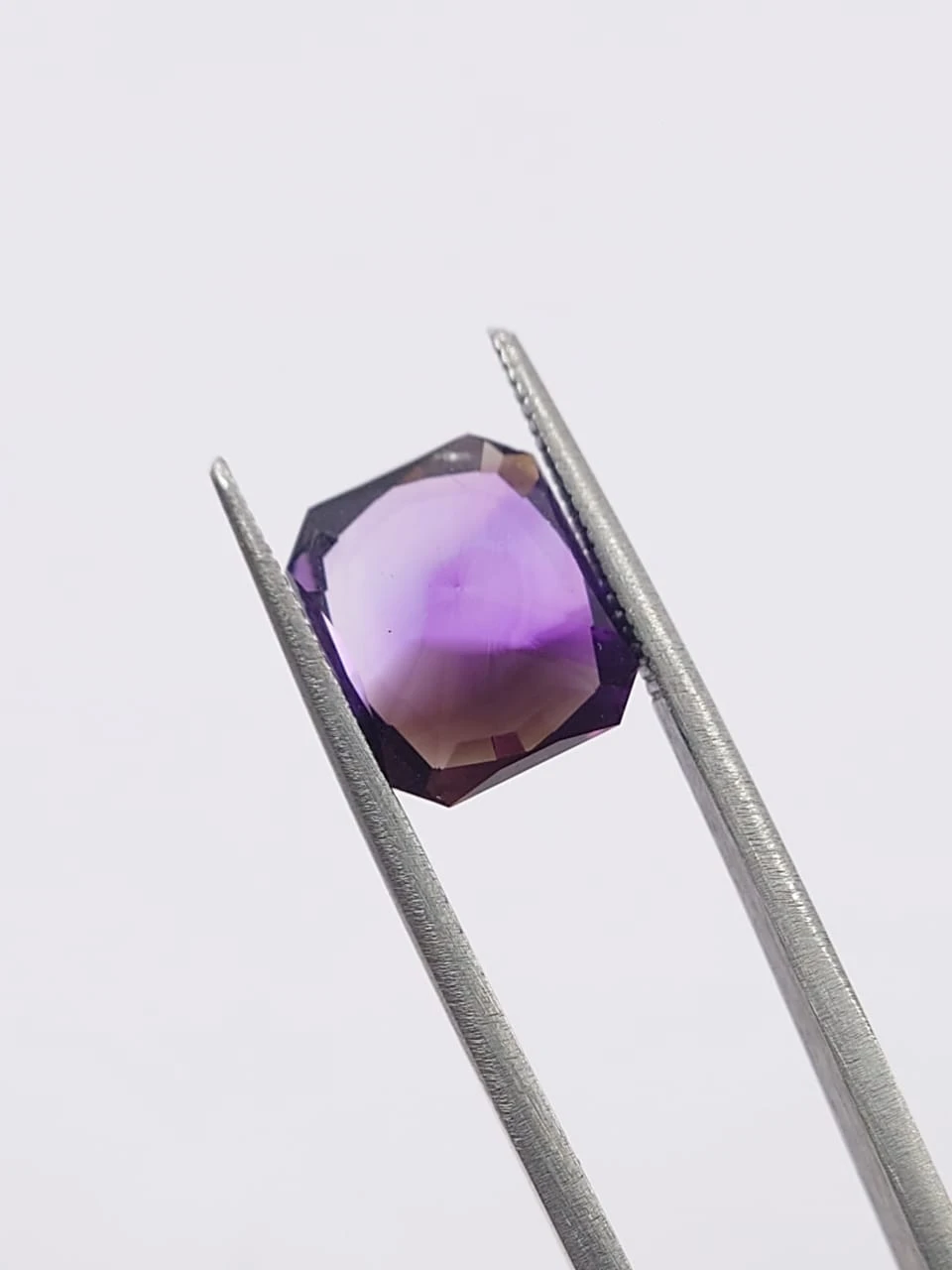 4.75ct Amethyst Square Cut Loose Gemstone From Nigeria — view 4